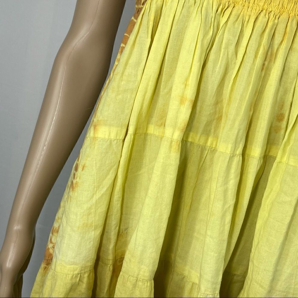 Just Crusing Vintage 1980's Yellow Summer Dress - Picture 4 of 12